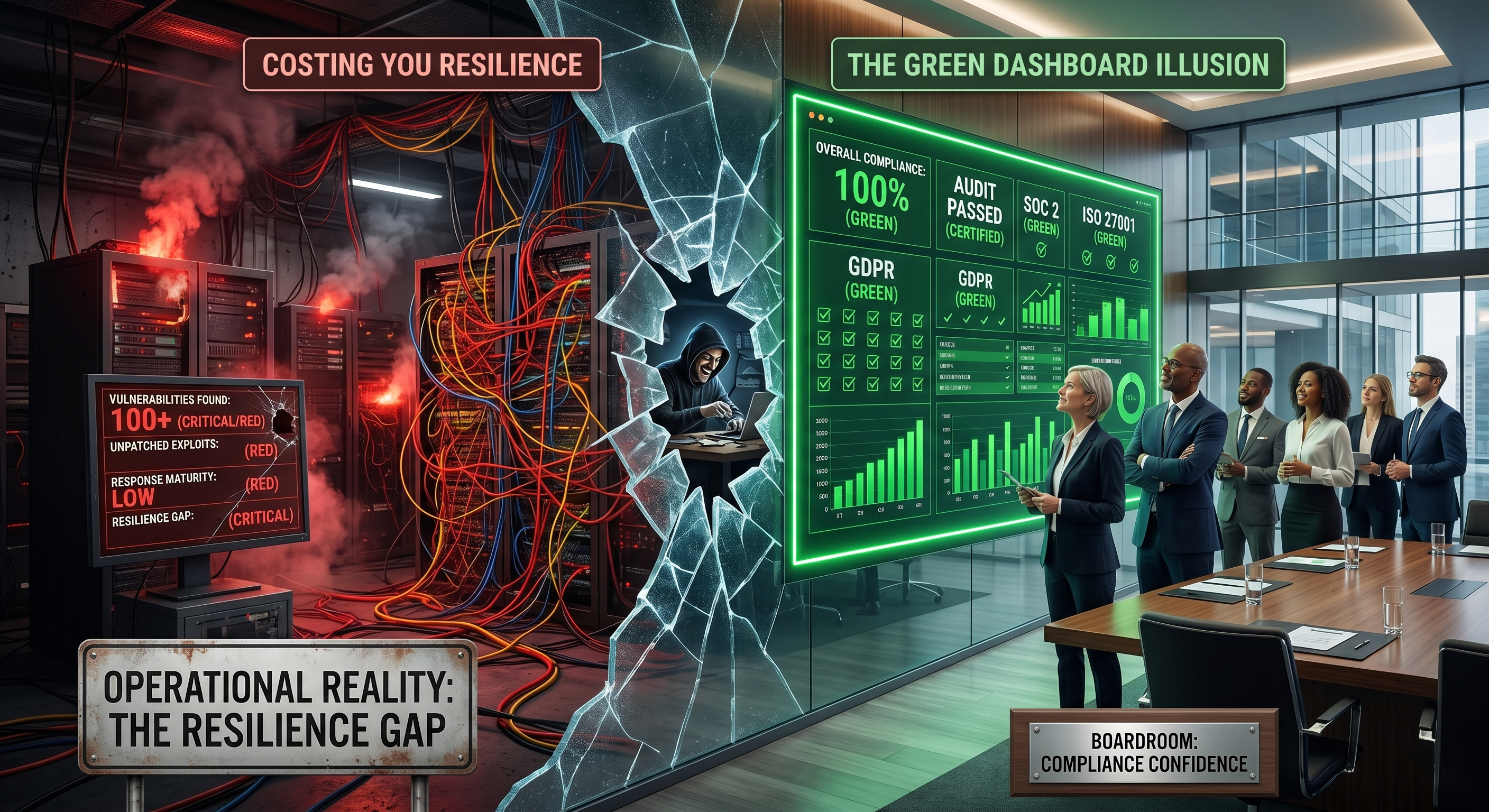 The Green Dashboard Illusion: Why Compliance is Costing You Resilience