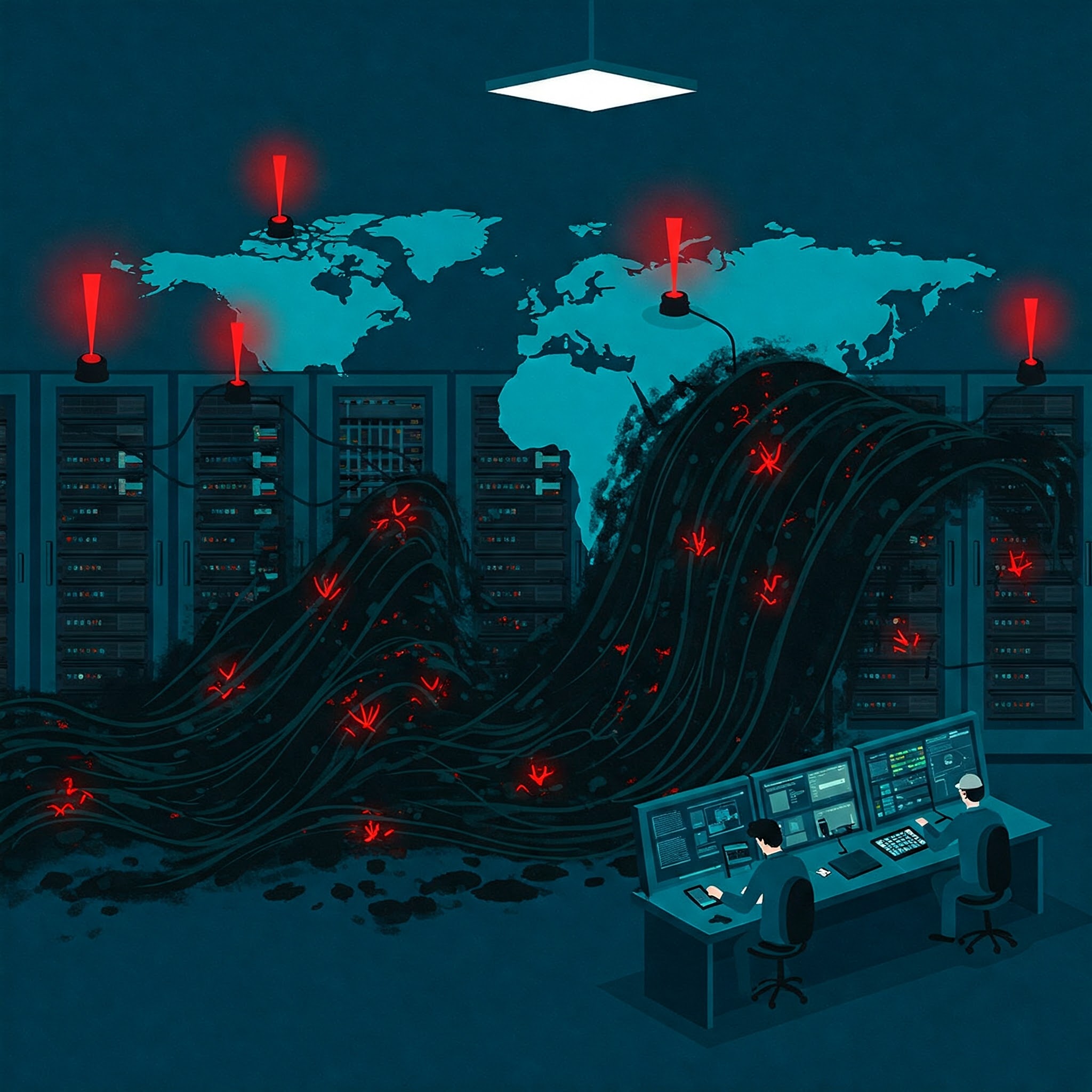 Large-scale Cyberattack Targets Internet Service Providers